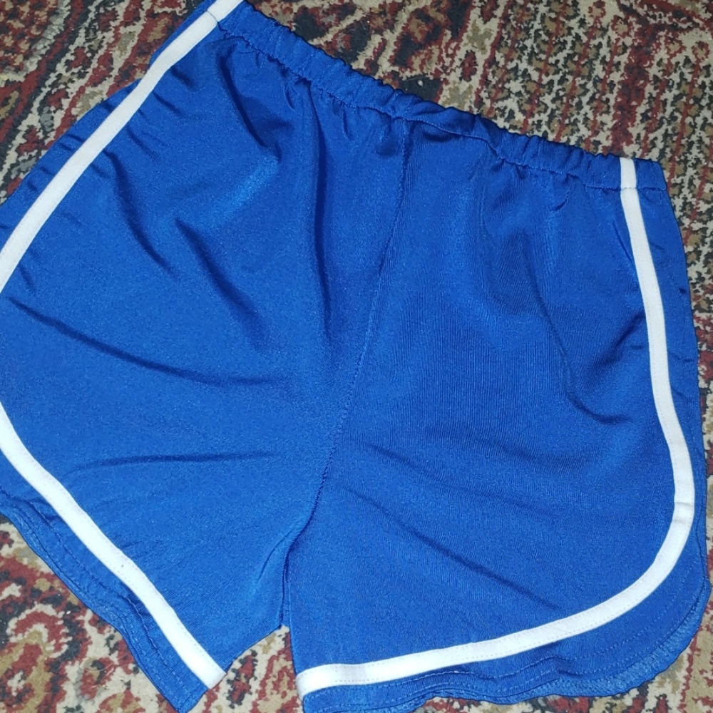 Blue (Short shorts) basketball shorts